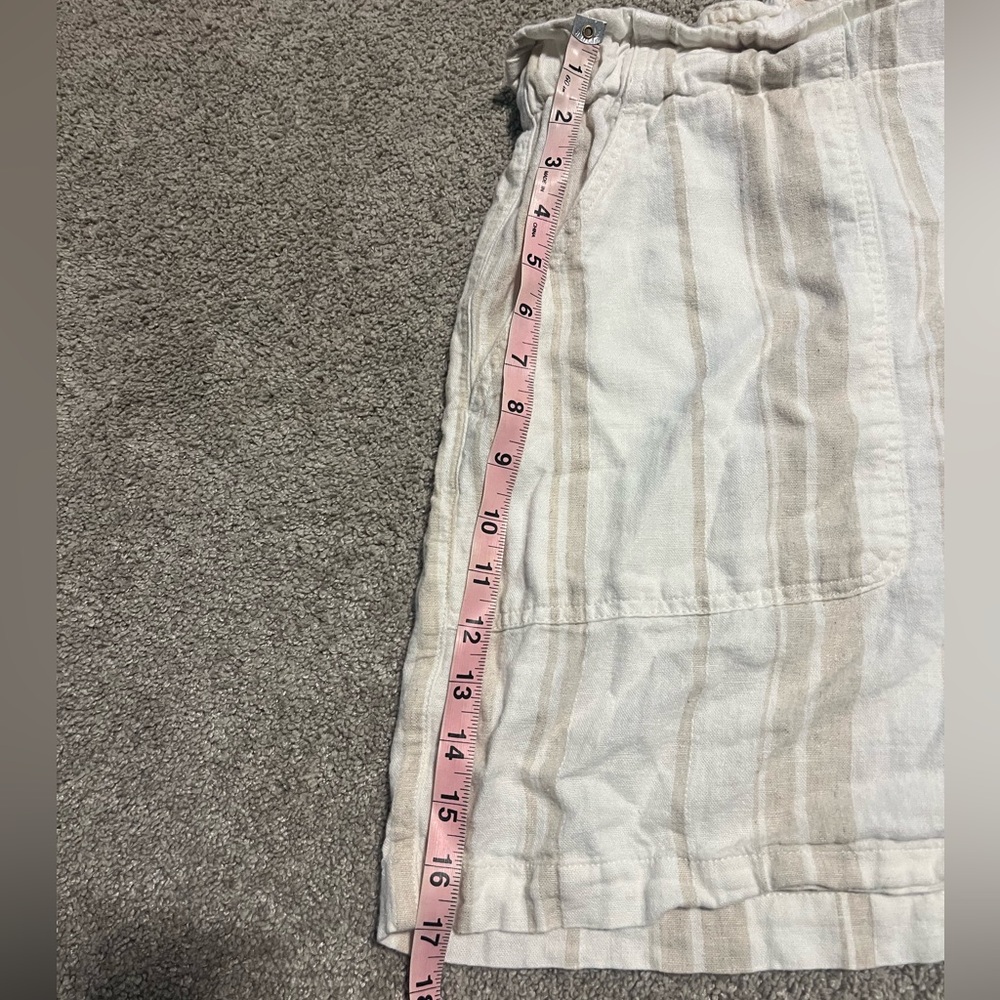 Madewell Plus Linen-Blend Paper-bag Waist Shorts - Picture 10 of 11